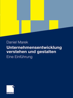 cover image of Unternehmensentwicklung verstehen und gestalten